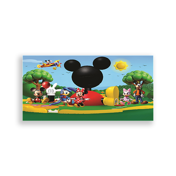 Capa Painel Retangular Sublimado - Mickey Turma