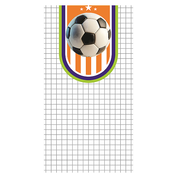 Capa Faixa Lateral Sublimado - Futebol Menino