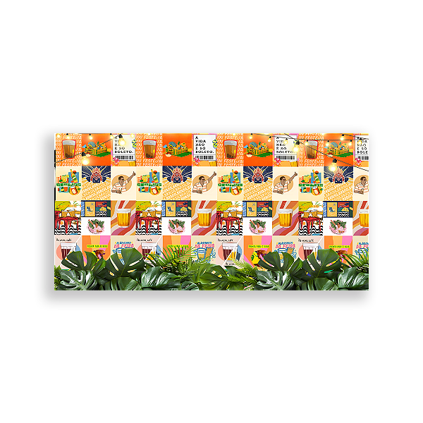 Capa Painel Retangular Sublimado - Brasilidades