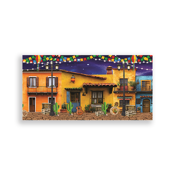 Capa Painel Retangular Sublimado - Festa Junina