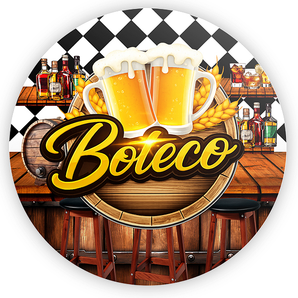 Capa Mini Painel Sublimado - Boteco