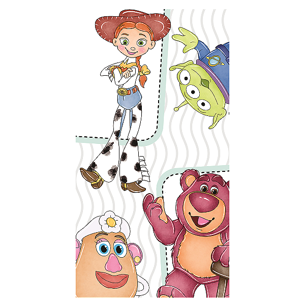 Capa Mini Faixa Lateral Sublimado - Toy Story