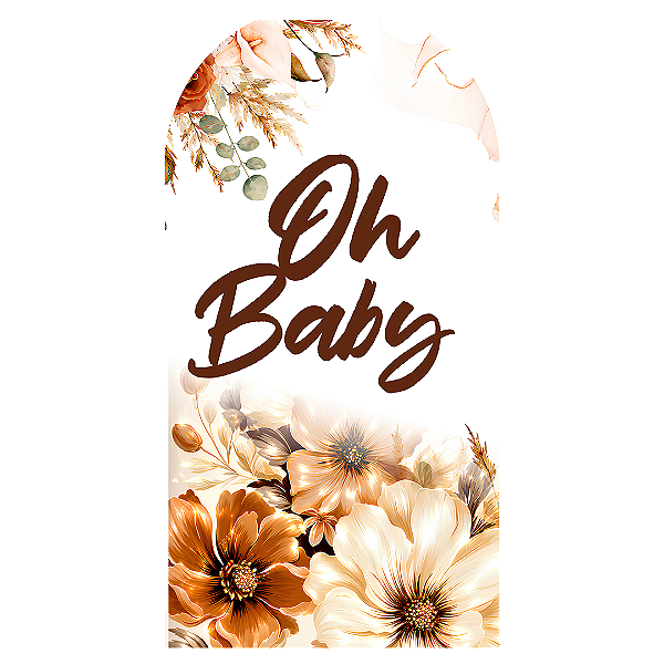 Capa Mini Faixa Lateral Sublimado - Oh Baby