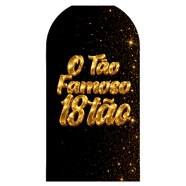 Capa Mini Faixa Lateral Sublimado - 18 Anos