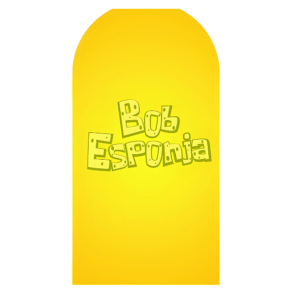 Capa Mini Faixa Lateral Sublimado - Bob Esponja