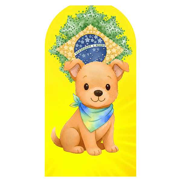 Capa Mini Faixa Lateral Sublimado - Brasilidade Infantil
