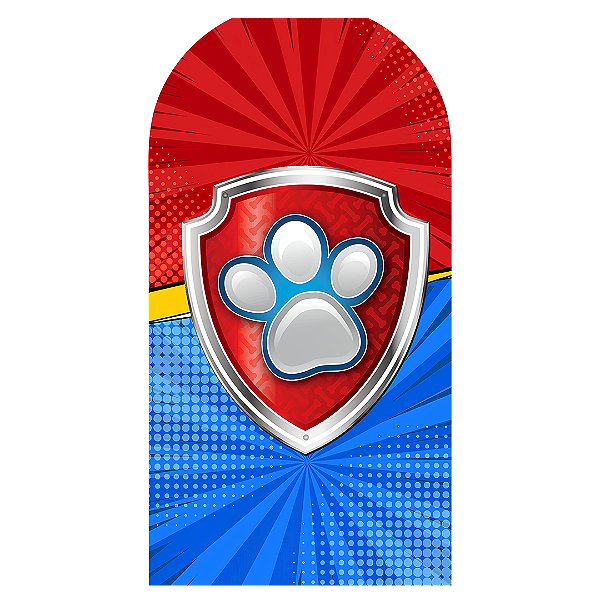Capa Mini Faixa Lateral Sublimado - Paw Patrol