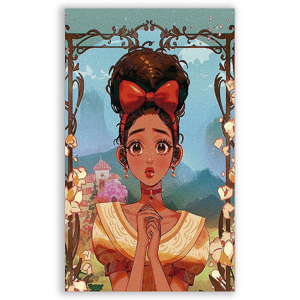 Capa Mini Faixa Lateral Sublimado - Encanto