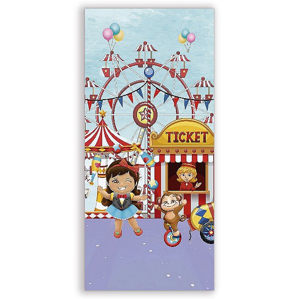 Capa Mini Faixa Lateral Sublimado - Circo