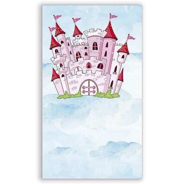 Capa Mini Faixa Lateral Sublimado - Castelo