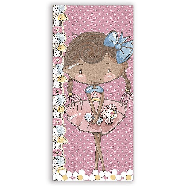 Capa Mini Faixa Lateral Sublimado - Bailarina
