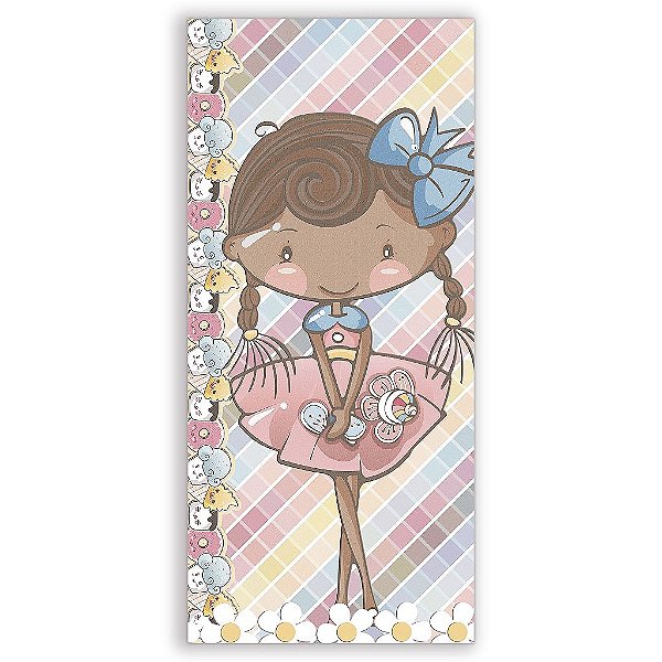 Capa Mini Faixa Lateral Sublimado - Bailarina