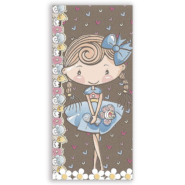 Capa Mini Faixa Lateral Sublimado - Bailarina