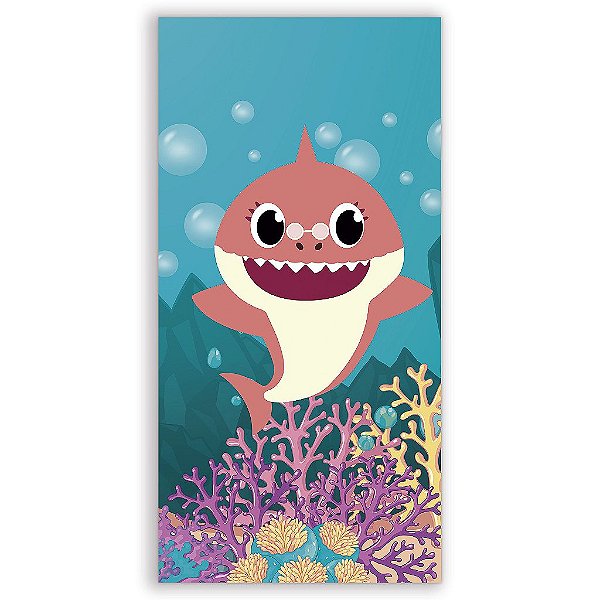 Capa Mini Faixa Lateral Sublimado - Baby Shark