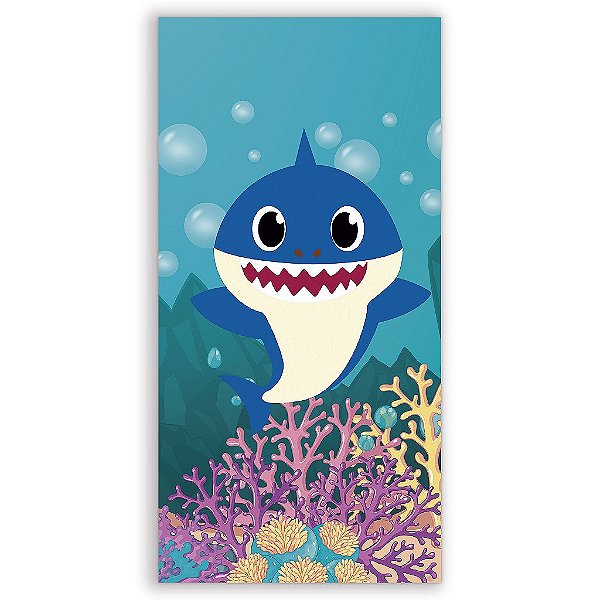 Capa Mini Faixa Lateral Sublimado - Baby Shark