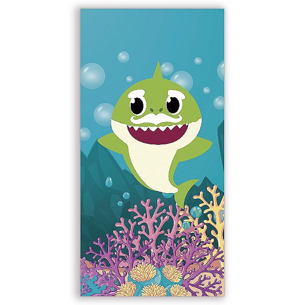 Capa Mini Faixa Lateral Sublimado - Baby Shark