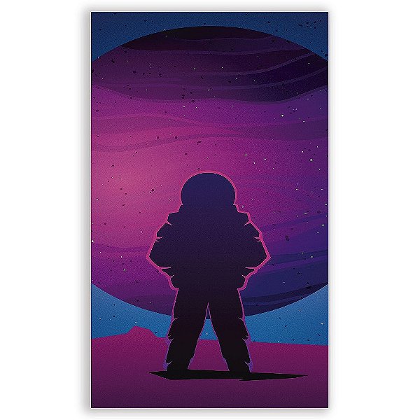 Capa Mini Faixa Lateral Sublimado - Astronauta