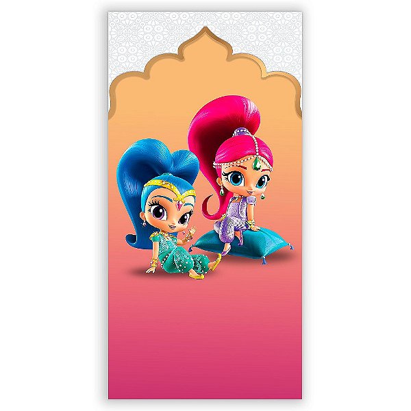 Capa Mini Faixa Lateral Sublimado - Shimmer e Shine