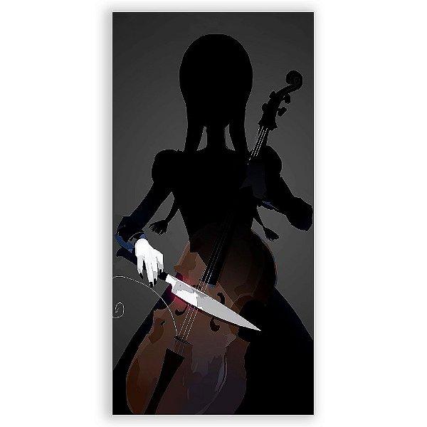 Capa Mini Faixa Lateral Sublimado - Wandinha