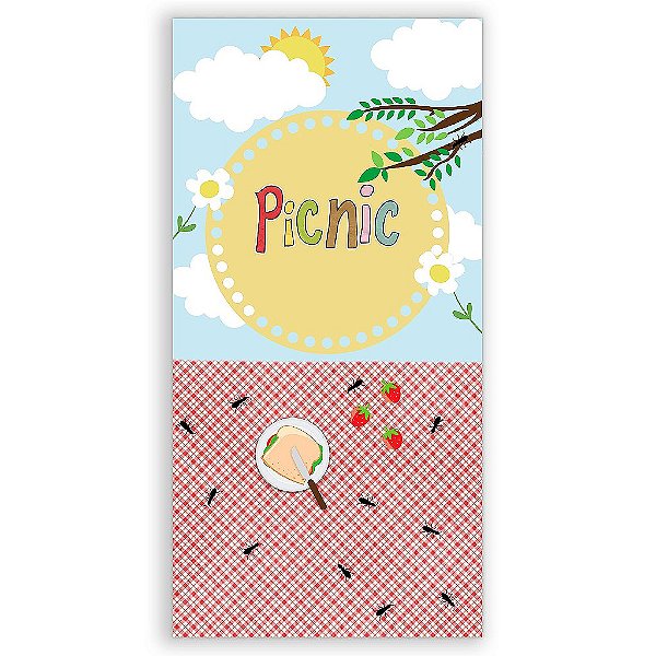 Capa Mini Faixa Lateral Sublimado - Picnic