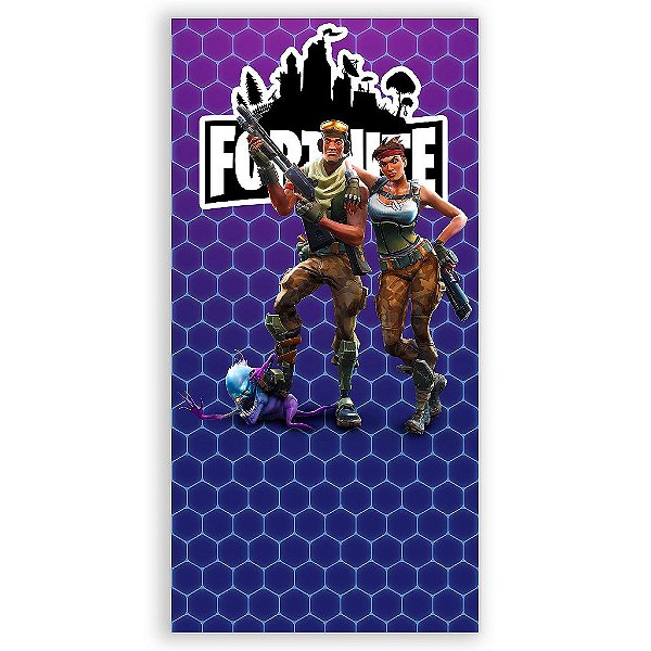Capa Mini Faixa Lateral Sublimado - Fortnite
