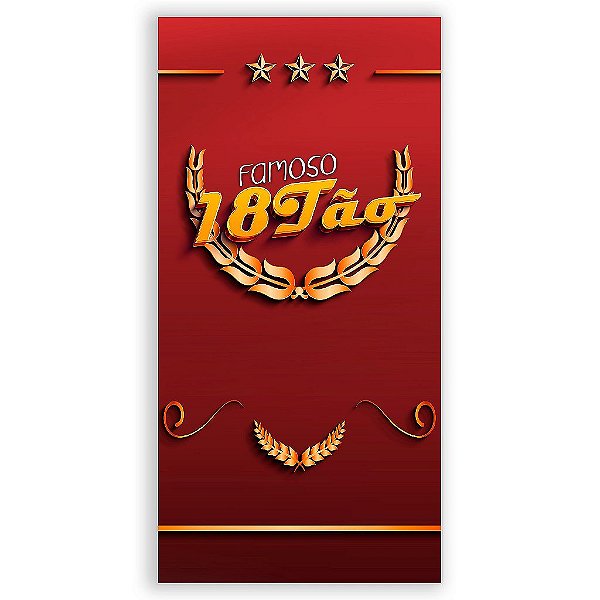 Capa Mini Faixa Lateral Sublimado - 18 Anos