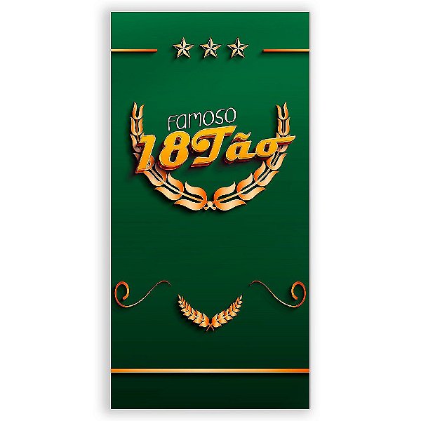 Capa Mini Faixa Lateral Sublimado - 18 Anos
