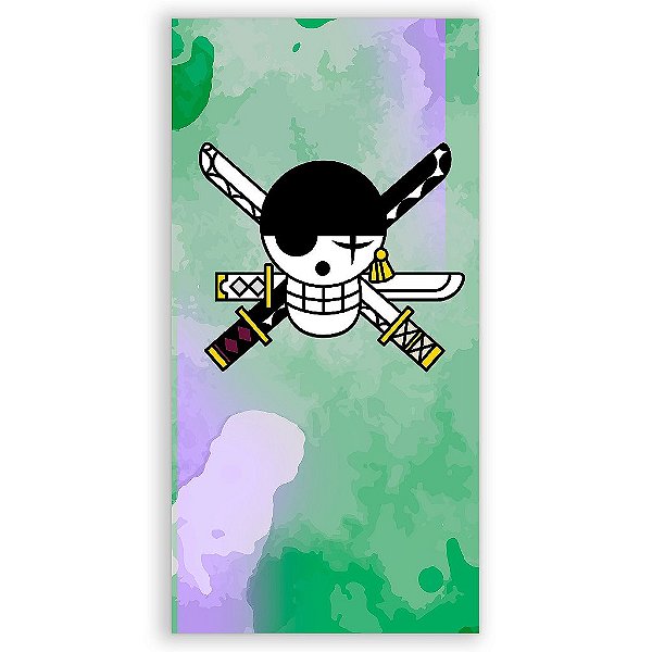 Capa Mini Faixa Lateral Sublimado - One Piece Zoro
