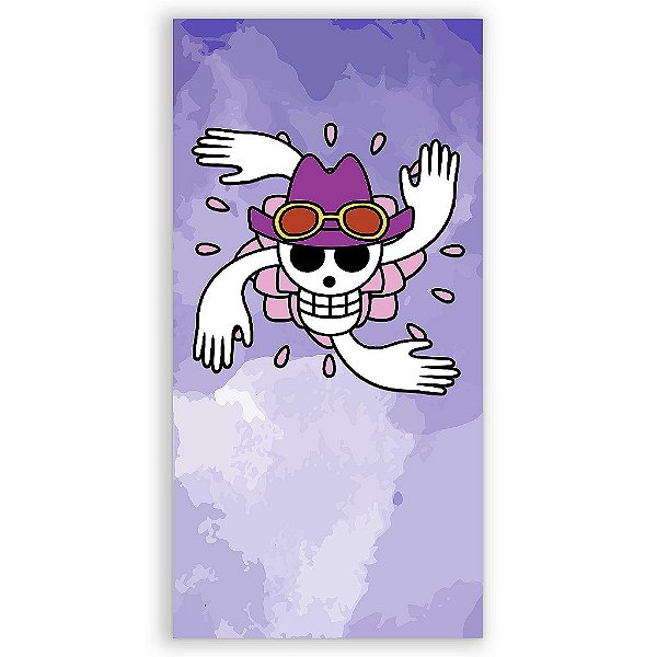Capa Mini Faixa Lateral Sublimado - One Piece Robin