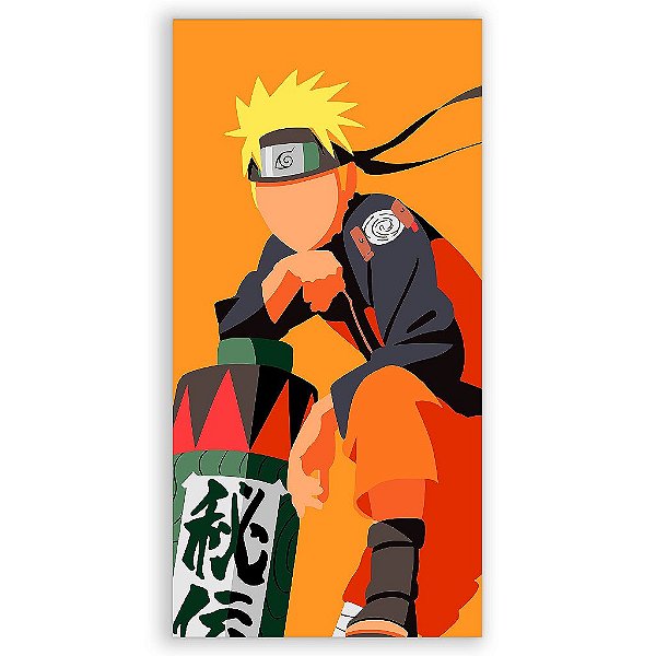 Capa Mini Faixa Lateral Sublimado - Naruto