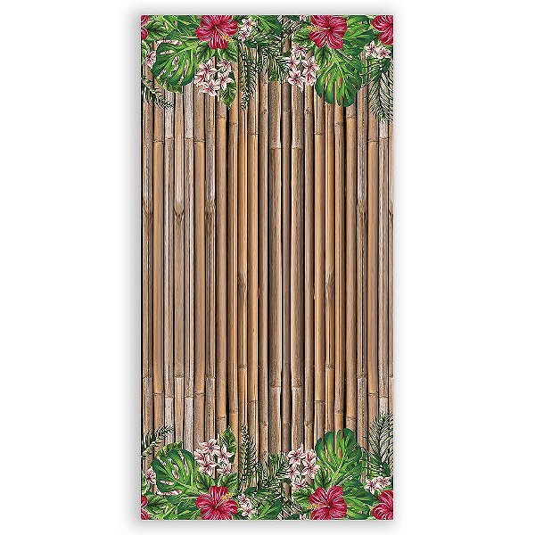 Capa Mini Faixa Lateral Sublimado - Bambu florido