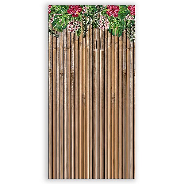Capa Mini Faixa Lateral Sublimado - Bambu florido