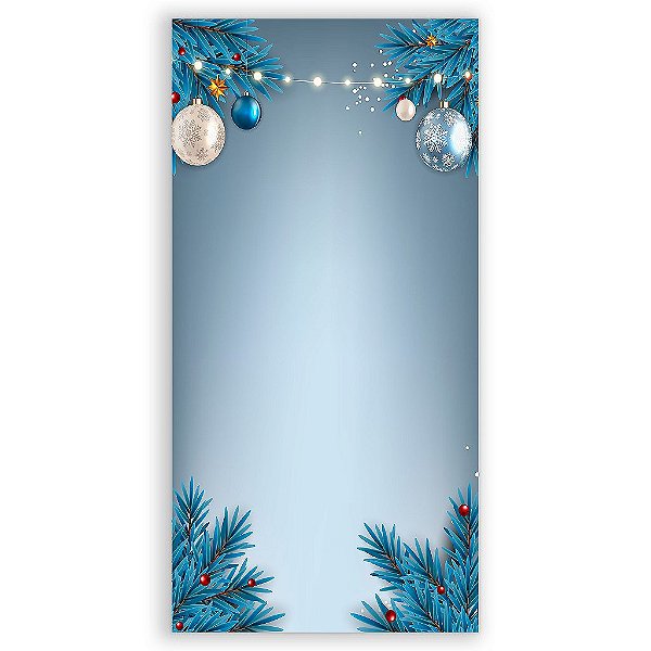 Capa Mini Faixa Lateral Sublimado - Natal - Ano Novo