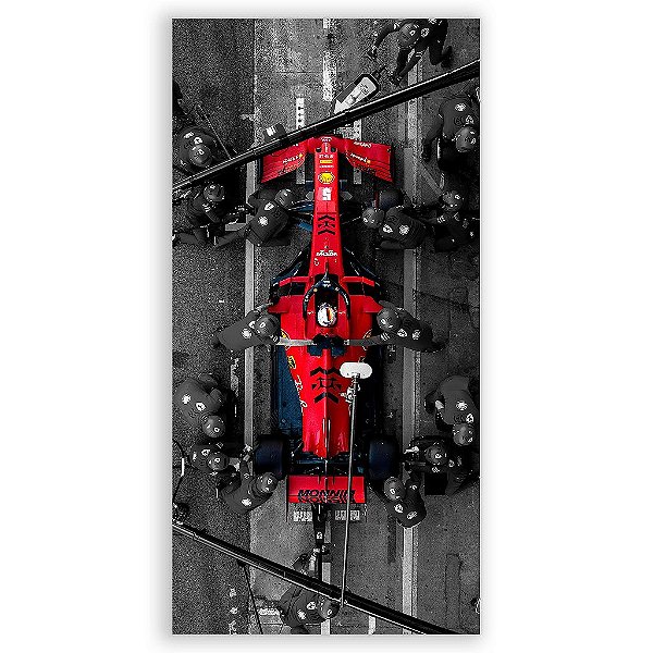 Capa Mini Faixa Lateral Sublimado - Formula Ferrari