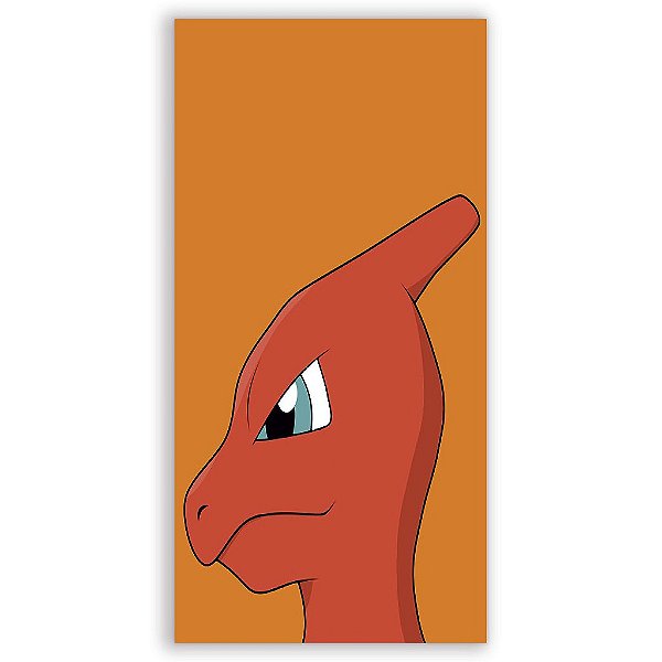 Capa Mini Faixa Lateral Sublimado - Pokemon Charmander