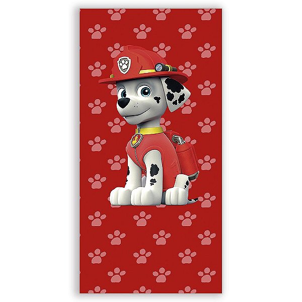 Capa Mini Faixa Lateral Sublimado - Patrulha Canina