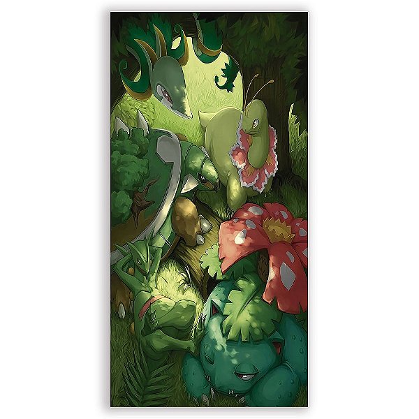 Capa Mini Faixa Lateral Sublimado - Pokemon
