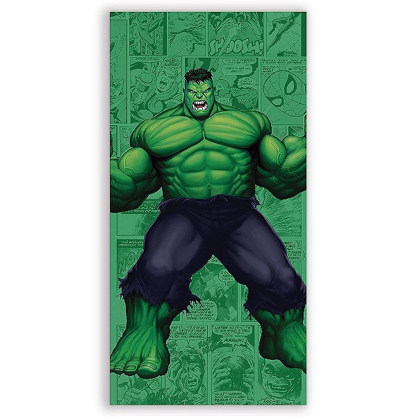 Capa Mini Faixa Lateral Sublimado - Hulk
