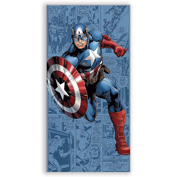 Capa Mini Faixa Lateral Sublimado - Capitao America