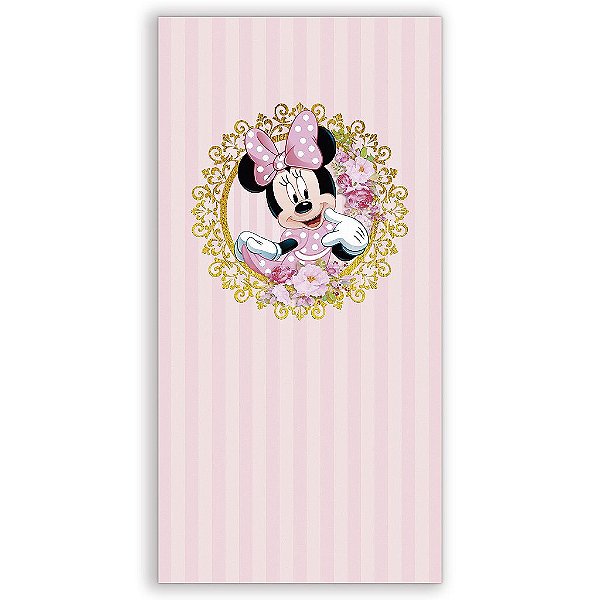 Capa Mini Faixa Lateral Sublimado - Minnie
