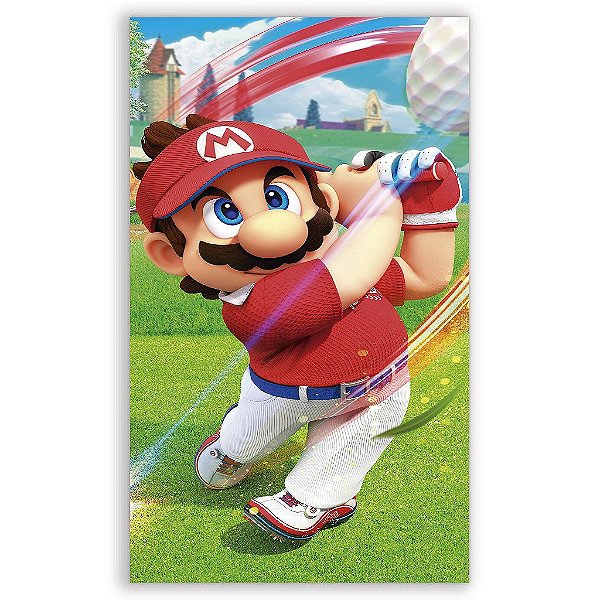 Capa Mini Faixa Lateral Sublimado - Super Mario