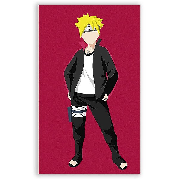 Capa Mini Faixa Lateral Sublimado - Naruto