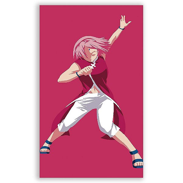 Capa Mini Faixa Lateral Sublimado - Naruto