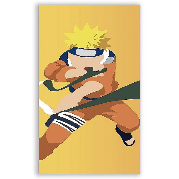 Capa Mini Faixa Lateral Sublimado - Naruto
