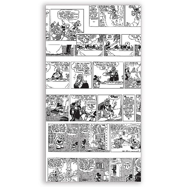 Capa Mini Faixa Lateral Sublimado - Mickey Quadrinhos