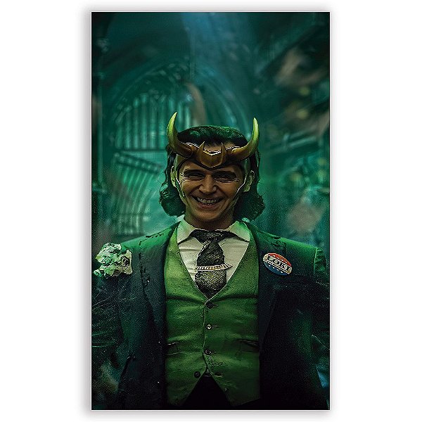 Capa Mini Faixa Lateral Sublimado - Loki