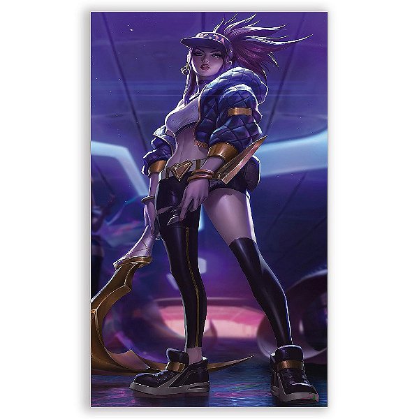 Capa Mini Faixa Lateral Sublimado - League of Legends
