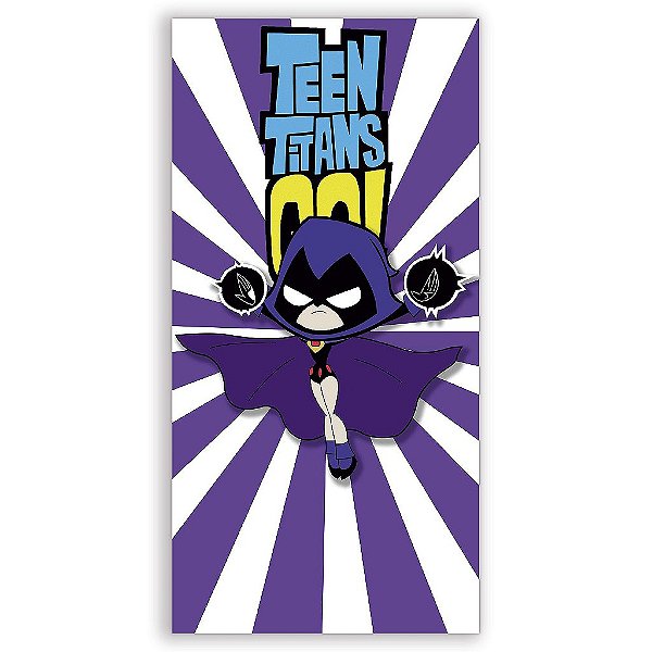 Capa Mini Faixa Lateral Sublimado - Jovens Titans