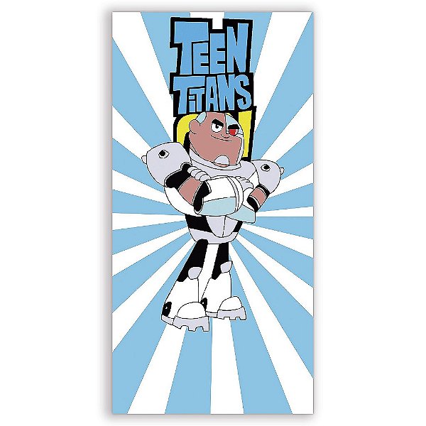 Capa Mini Faixa Lateral Sublimado - Jovens Titans