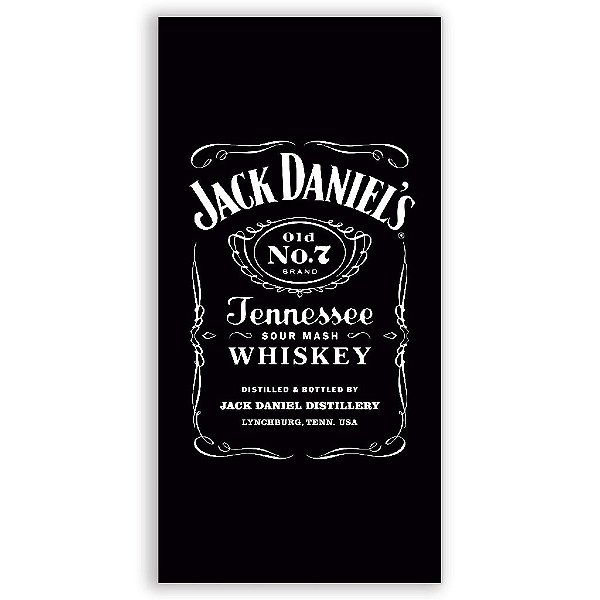 Capa Mini Faixa Lateral Sublimado - Jack Daniels